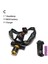Siyah Stil C 4000 Lümen -T6 Spearfishing Dalış Kafası Lambası Su Geçirmez Far LED Aydınlatma LED Far Torch + 1 * Pil + Acşarj (Yurt Dışından) 1