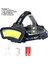E 200 M Uzun Aydınlatma Mesafesi 8000LM USB Şarj Edilebilir LED Far Geniş Açı Cob Kafa Işık Fener Kullanımı 2 * Yürüyüş Dış Mekan Için (Yurt Dışından) 1
