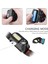 Değiştirilebilir Çift Anahtarlı USB Şarj Edilebilir Far 7 Modları 3 W Cob LED Far Su Geçirmez Kafa El Feneri Torch Bisiklet Gece Koşu Için (Yurt Dışından) 5