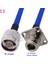 TYPE11-1PCS Tarzı 15CM RG402 Koaksiyel Kablo L16 N Sma Erkek Dişi Konnektör Sma N Sağ Açı Kıvrım Için RG402 Yüksek Frekans Mavi 50OHM RG141 (Yurt Dışından) 1