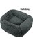 Koyu Gri Tarzı S 55X45X20CM Uzun Peluş Kare Köpek Yatağı Çok Renkli Pet Yatakları Küçük Orta Büyük Evcil Hayvanlar Için Kedi Mat Süper Yumuşak Kış Sıcak Uyku Paspasları (Yurt Dışından) 1