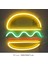 Hamburger LED Neon Işık Burcu Noel Baba Iyi Vibes USB Powered Çan Melek Duvar Asılı LED Neon Işıkları Oyun Odası Parti Duvar Dekor Için (Yurt Dışından) 1