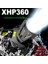A-1 XHP360 LED Far Şarj Edilebilir Torch Usb-C Güçlü Taktik Flaş Işığı Zumlanabilir Av Fener Su Geçirmez El Işığı (Yurt Dışından) 2
