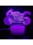 No.5 Tarzı No.4 Boyutu 3D Lamba Motosiklet Dağ Bisikleti LED Gece Lambası USB Kablosu Pil Renkli Gece Lambası Yatak Odası Dekoru Doğum Günü Hediyesi Boys Için Adam (Yurt Dışından) 3
