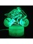 No.5 Tarzı No.4 Boyutu 3D Lamba Motosiklet Dağ Bisikleti LED Gece Lambası USB Kablosu Pil Renkli Gece Lambası Yatak Odası Dekoru Doğum Günü Hediyesi Boys Için Adam (Yurt Dışından) 5