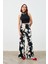 Zincir Aksesuarlı Crop Bluz - Siyah 2