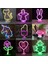 Yıldız Neon Işaretler LED Ay Flamingo Ananas Renkli Pembe LED Işık Yatak Odası Dekorasyon Için Neon Burcu Duvar Kağıdı Noel Neon Ampul (Yurt Dışından) 4