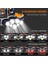 5led-A-Pil Güçlü 8 LED Far USB Şarj Edilebilir Su Geçirmez T6 Far Kuyruk Uyarı Işığı ile Süper Parlak Açık Fener (Yurt Dışından) 5