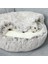 Pembe Peluş Tarzı 40CM Kış Uzun Peluş Pet Kulübesi Köpek Yatağı Yuvarlak Yastık Kedi Evi 2 1 Sıcak Kedi Sepeti Uyku Yavru Küçük Kedi Için Yarı Kapalı Çanta (Yurt Dışından) 3
