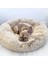 Haki Stili 50CM Dro Faux Fur Köpek Yatakları Ortopedik Donut Kedi Dro Cama Perro Köpekler Için Pet Yatak - Kendinden Isınma Kapalı Yuvarlak Yastık Sarılma (Yurt Dışından) 2