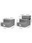 Gri Tarzı 3 Adım 35X30X30CM Katmanlar Pet Köpek Merdivenleri Basamak Pazen Katlanabilir Sökülebilir Pet Tırmanma Merdiveni Montajı Çıkarılabilir Çekyat Köpek Merdivenleri Basamaklar (Yurt Dışından) 1
