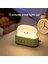 Sarı Sevimli Tost Lambası LED Gece Lambası Ekmek Makinesi Lambaları USB Şarj Edilebilir Başucu Masa Lambası Dekorasyon Yatak Odası Çocuk Çocuklar Hediye (Yurt Dışından) 5