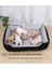 3 Parça G Stili M-60X45X15CM Pet Yatak Küçük Orta Büyük Köpek Için Sıcak Battaniyeler Köpekler Için Süper Yumuşak Pet Yataklar Yıkanabilir Ev Kedi Yavrusu Için Pamuk Kulübesi Mat (Yurt Dışından) 4