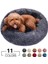Fermuar Bej Kahverengi Tarzı XS-40CM Yuvarlak Köpek Yatağı Ev Köpek Mat Uzun Peluş Kediler Yuva Köpek Sepeti Pet Yastık Yumuşak Sıcak Uyku Evcil Hayvan Malzemeleri Kış (Yurt Dışından) 3