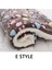 E Stil Stili M61X41CM Yumuşak Flanel Kalınlaşmış Pet Yumuşak Polar Ped Pet Battaniye Yatak Mat Yavru Köpek Kedi Kanepe Yastık Ev Halısı Sıcak Tutmak Uyku Örtüsü (Yurt Dışından) 1