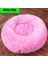 Parlak Pembe Tarzı S ÇAPI40CM Kalın Cutton Yuvarlak Köpek Yatağı Süper Yumuşak Uzun Peluş Pet Kedi Mat Köpekler Için Yuva Yastık Yatak Kış Sıcak Evcil Hayvan Kanepe Köpek Kulübesi (Yurt Dışından) 1