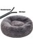 Pembe Fermuar Stili M 50CM Yuvarlak Peluş Köpek Yatağı Fermuarlı Ev Köpek Mat Kış Sıcak Uyku Kediler Yuva Yumuşak Uzun Peluş Köpek Sepeti Pet Yastık Taşınabilir (Yurt Dışından) 5
