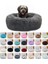 Koyu Gri Tarzı M Çapı 60CM Köpek Uzun Peluş Dounts Yataklar Sakinleştirici Yatak Hondenmand Pet Kulübesi Büyük Köpek Için Süper Yumuşak Kabarık Rahat (Yurt Dışından) 3