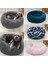 Açık Mavi Stil 40CM 2022 Yeni Yuvarlak Kedi Yatak Sıcak Kedi Pedi Yumuşak Peluş Köpek Kanepe Yatak Kedi Recliner Pad Derin Uyku Yıkanabilir Pet Kulübesi Malzemeleri (Yurt Dışından) 4
