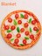 Pizza Battaniyesi Tarzı M Beden Yaratıcı Pet Yastık Battaniye Yumuşak Kadife Pizza Yumurta Maması Meyve Baskılı Köpek Kediler Uyku Matı Kış Sıcak Battaniye Evcil Hayvan Ürünleri (Yurt Dışından) 1
