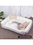 3 Parça D Stili XS-45X30X15CM Pet Yatak Küçük Orta Büyük Köpek Için Sıcak Battaniyeler Köpekler Için Süper Yumuşak Pet Yataklar Yıkanabilir Ev Kedi Yavrusu Için Pamuk Kulübesi Mat (Yurt Dışından) 1