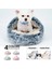 Gri Iç Peluş Tarzı 50CM Yeni Sıcak Köpek Yatağı Kedi Mat Yuvarlak Peluş Yumuşak Ev Kanepe Uyku Pet Sepeti Köpekler Kediler Yuva Köpek Yatakları Uyku Tulumu Paspasları (Yurt Dışından) 5