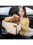 Kare Gri Stil 42X20X22CM Köpek Araba Koltuğu Merkezi Kontrol Kaymaz Köpek Taşıyıcıları Güvenli Araba Kol Dayama Kutusu Küçük Köpek Pet Araba Koltuğu Için Booster Kulübesi Yatak (Yurt Dışından) 2