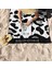 New Land Siyah Beyaz OVERSIZE Plaj Havlusu 3