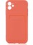 iPhone 12 Uyumlu ​​zore Ofix Kapak-Koyu Turuncu 1