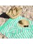 Marseille Mint Beyaz OVERSIZE Plaj Havlusu 3