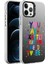 iPhone 12 Pro Max Uyumlu Desenli Zore Silver Sert Kapak-You 1