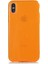 iPhone Xs 5.8 Uyumlu Zore Mun Silikon-Turuncu 1