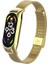 Xiaomi Mi Band 7 Uyumlu Krd-06 Metal Kordon Zore Gold 1