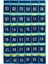 36 Numaralı Cepler Grafik Cep Telefonu Asılı Saklama Çantası Asılı Organizatör Sınıf Için Cep Telefonu Hesap Makinesi Sahipleri (Yurt Dışından) 1