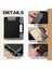 Depolama Plastik Pano Saklama Kutusu ile Siyah Pano Saplı Depolama Inşaat Bağlayıcı 14.4X12.1X2.44INCH (Yurt Dışından) 5