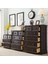 Dolap Kolları Eski Dolap Kolları Çekmece Kolları Retro Kapı Kolu 10 Parça Bronz-Çinko Alaşımından Yapılmış Dresser Kolları Seti (Yurt Dışından) 4