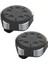 2'li Paket Madeni Para Dağıtıcı - Klipsli Taşınabilir Madeni Para Kutusu, Bozuk Para Tutucu Minimalist Madeni Para Toplama Cüzdanı (2'li Paket, Siyah) (Yurt Dışından) 1