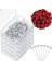 1000 Adet Korsaj Yaka Çiceği Pimleri 1.5 Inç Buket Pimleri Çiçek Pimleri Elmas Rhinestones Pimleri Kristal Kafa Düz Pimleri (Yurt Dışından) 2