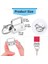 Anahtarlık Donanımı, 42PCS 1 Inç Anahtarlık Donanım Seti Bileklik Anahtarlık Için Anahtarlık Donanımı, Anahtarlık ve Anahtar B (Yurt Dışından) 2