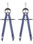 2 Paket Kilitli Çizim Pusulası Matematik Yaylı Pusula Çizim Metal Tekerlekli Pusula Geometri Pusula Yay Bölücü Sanat Okulu Ofisi Için Hassas Öğrenci Pusulası (Yurt Dışından) 1
