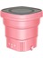 Katlanır Çamaşır Makinesi Kurutma Kovası ile Giysi Çorap Iç Temizleme Yıkama Mini Pembe Abd Plug (Yurt Dışından) 1