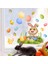 CT039-YW Stili 30*60CM Tavşan Balon Yumurta Paskalya Karikatür Duvar Sticker Oturma Odası Yatak Odası Çalışma Restoran Pencere Odası Dekoratif Duvar Sticker (Yurt Dışından) 4