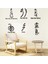 Kırmızı Stil 56CMGENIŞLIKX43CMYÜKSEKLIK Modern Reiki Cho Ku Rei Sei Hei Ki Duvar Sticker Şifa Hon Sha Ze Sho Nen Dai Ko Myo Raku Kutsal Duvar Çıkartması Vinil Dekor (Yurt Dışından) 3