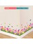 AY7143 Tarzı 70X50CM Lale Sınır Çizgi Oturma Odası Yatak Odası Dekoratif Duvar Sticker Kendinden Yapışkanlı Yeşil Çim Çiçek Çıkartması Duvar Kağıdı Cam Pencere Dekor (Yurt Dışından) 4