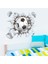 No.10 Stili 3D Futbol Futbol Duvar Çıkartmaları Çocuk Odaları Için Çocuk Yatak Odası Duvar Çıkartmaları Erkek Odası Dekorasyon Hediye (Yurt Dışından) 2