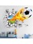 No.10 Stili 3D Futbol Futbol Duvar Çıkartmaları Çocuk Odaları Için Çocuk Yatak Odası Duvar Çıkartmaları Erkek Odası Dekorasyon Hediye (Yurt Dışından) 4