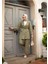 Beli Bağlamalı Çeket ve Pantolonlu Keten Takım 4