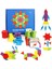 155 Parça Ahşap Desen Yapı Taşı Seti Geometrik Şekil Bulmaca Anaokulu Klasik Eğitici Montessori Tangram Çocuk Oyuncak (Yurt Dışından) 1