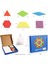 155 Parça Ahşap Desen Yapı Taşı Seti Geometrik Şekil Bulmaca Anaokulu Klasik Eğitici Montessori Tangram Çocuk Oyuncak (Yurt Dışından) 2
