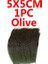 Zeytin Tarzı Wifreo 5x5 cm Sinek Bağlama Geyik Saç Yamalar Caddis Kuru Sinek Bağlama Malzemesi Doğal ve Öldü Turuncu Siyah Kırmızı Yeşil (Yurt Dışından) 1